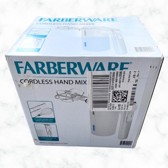Farberware Kitchen Farberware Cordless Rechargeable 3 Speed Hand